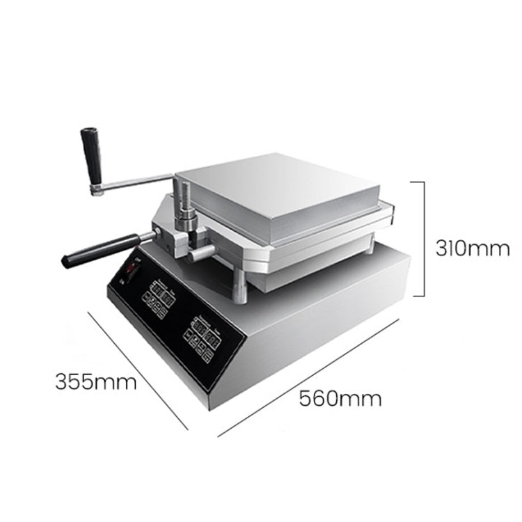 Japanese Paper Thin Seafood Cracker Pancake Machine UK Plug 220V 2800W by buy2fix