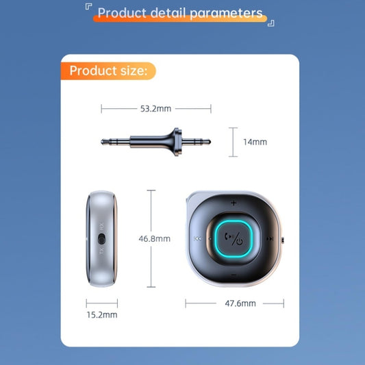 Car AUX Bluetooth 5.3 Audio Receiver Transmitter by buy2fix