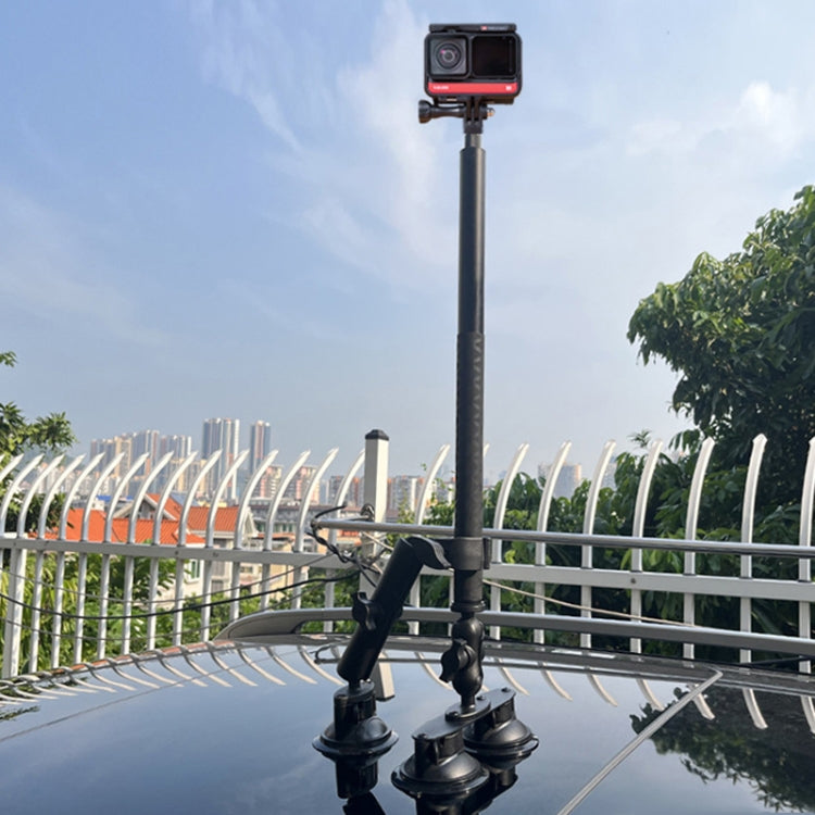 For Insta 360 ONE X / X2 / X3 / X4 Car Top Suction Cup Selfie Stick Bracket, Model: Set 4 by buy2fix