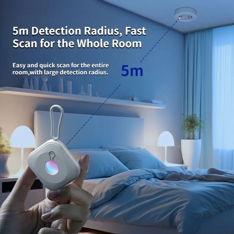Camera Detector Hotel Anti-Shooting Surveillance Infrared Inspector(Black) by buy2fix