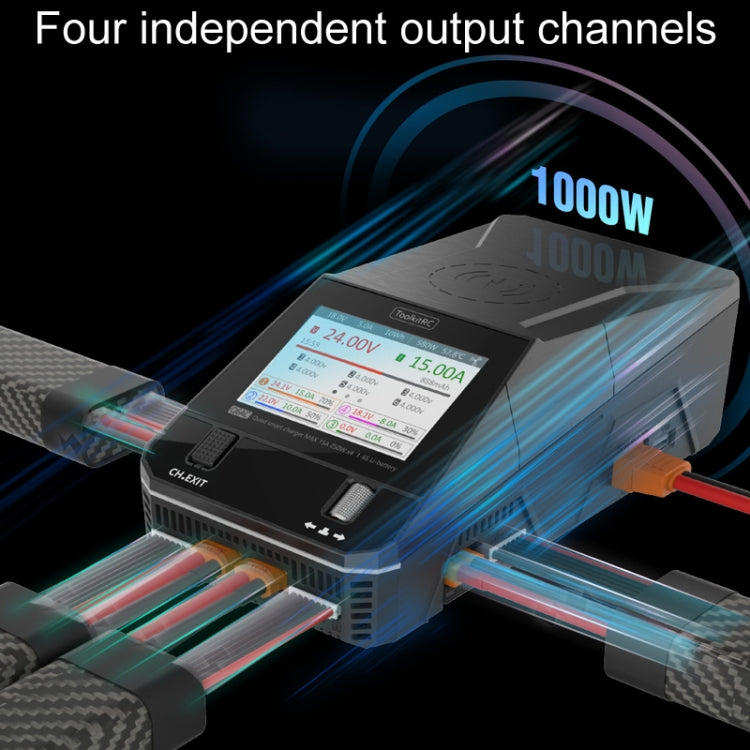 ToolkitRC Q6AC Airplane And Car Model Li-Po Battery Balance Charger(EU Plug) by ToolkitRC