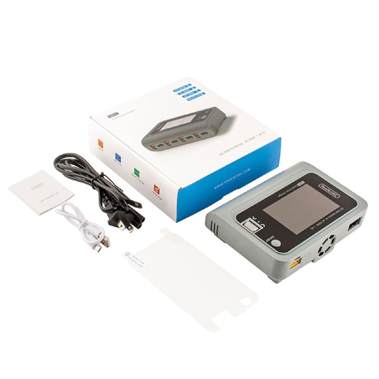 ToolkitRC Q4AC Four-Channel Airplanes And Drones Model Li-Po Battery Balance Charger(US Plug) by ToolkitRC