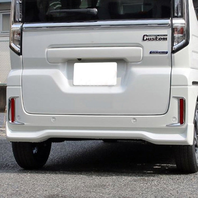 For 2024 Suzuki Spacia Custom Right-Hand Drive Rear Bumper Fog Lamp Trim Strip(Electroplating Mirror) by buy2fix