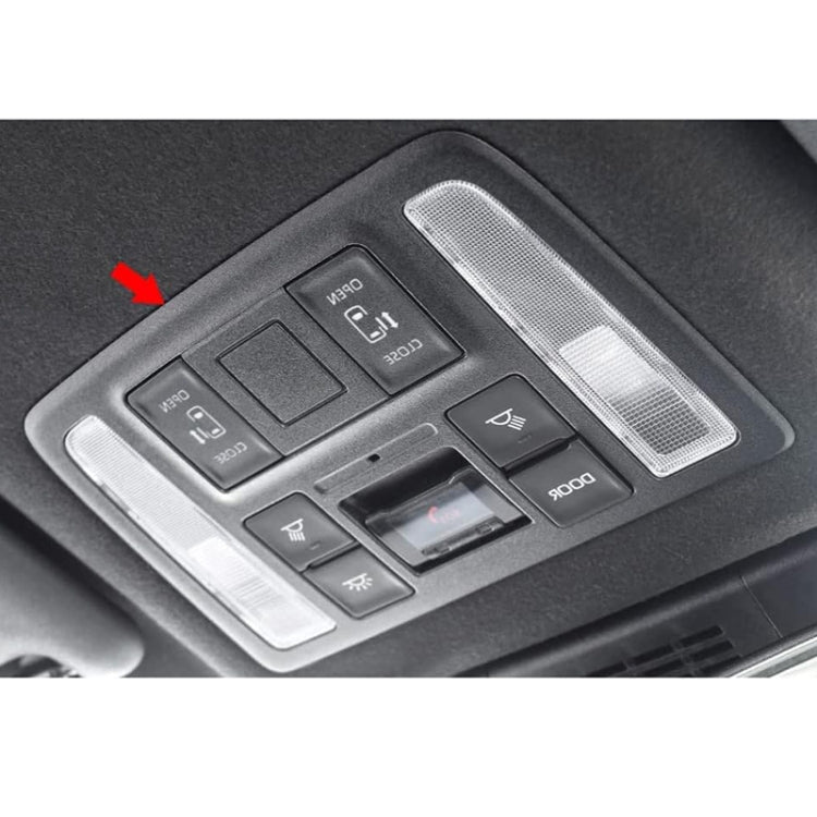 For Toyota 2022 VOXY/Noah 90 Series Reading Light Decorative Frame(Black) by buy2fix