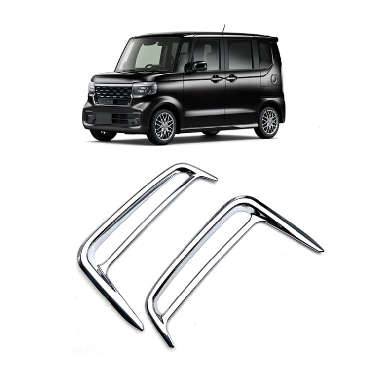For Honda 2023 N-BOX Custom JF5/JF6 Right-hand Drive Bumper Fog Lamp Decorative Frame by buy2fix