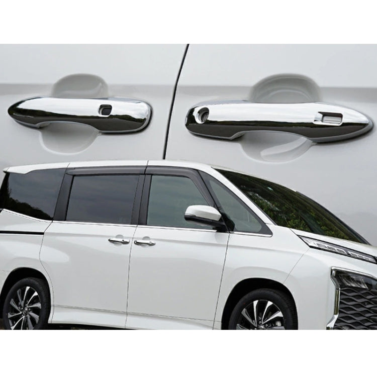 For Toyota 2022 Noah/Voxy 90 Series Right Hand Drive Door Handle Protection Cover Patch(Piano Black) by buy2fix