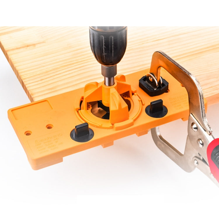 Fonson 35MM Woodworking Hinge Hole Opener Wooden Door Hinge Locator(Blue) by Fonson