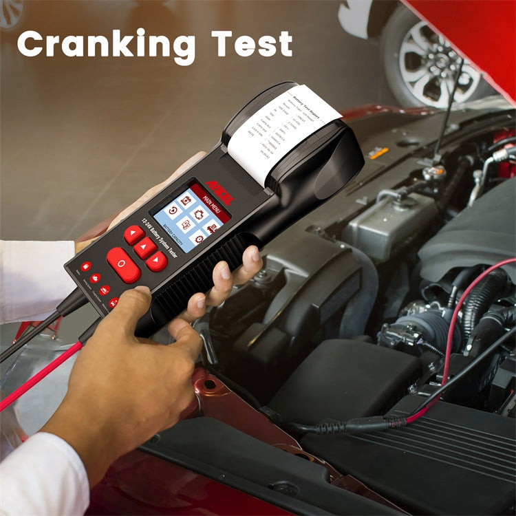 ANCEL 12V/24V Printer-Type Car Battery Tester Battery Power CCA Internal Resistance Life Detector(BST600) by ANCEL