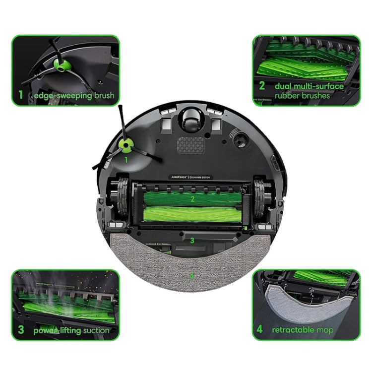 For iRobot Roomba Combo J7+ Robot Vacuum And Mop Accessories Kit by buy2fix