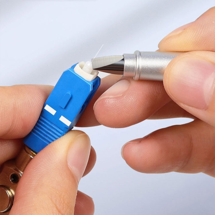 Tungsten Steel Fiber Cutting Knife Pen Type Portable Bare Fiber Cutter, Style: Flat Blade by buy2fix