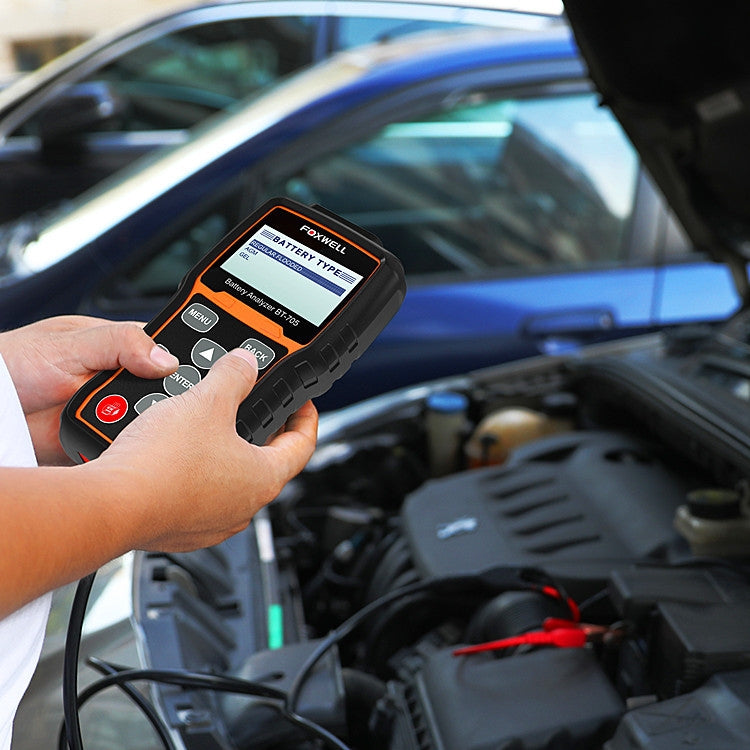 FOXWELL BT705 12V 24V Car Battery Test Analyzer Cranking and Charging System Test by FOXWELL