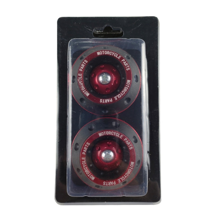 1pair Motorcycle CNC Modification Accessories Drop-proof Aluminum Alloy Fork Cup(Red) by buy2fix