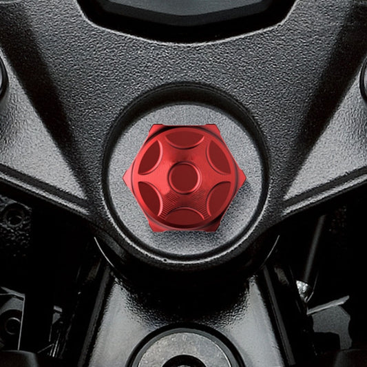 Motorcycle Light Bee Uplink Screws Uplink Modification Screws Decorative Cover(Red) by buy2fix