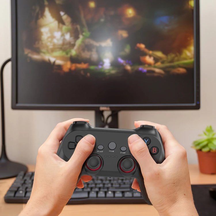 2.4G One-to-two Wireless Game Controller for PC / Android / TV Box(Black) - Controller Gamepad by buy2fix | Online Shopping UK | buy2fix
