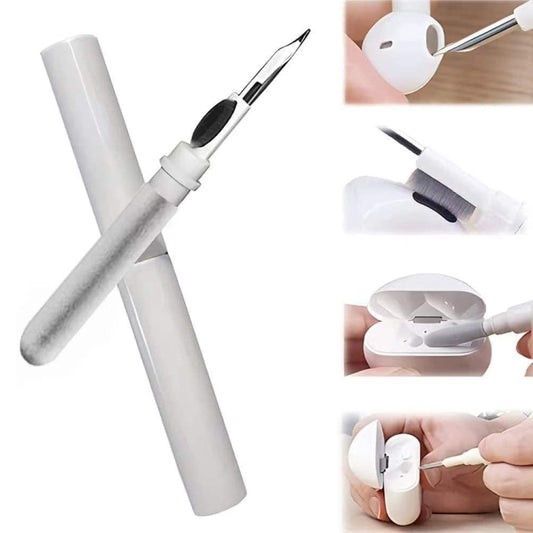 5pcs SM-116 3-in-1 Multifunctional Bluetooth Earphone Cleaning Pen Keyboard Cleaning Brush Set(Black) by buy2fix