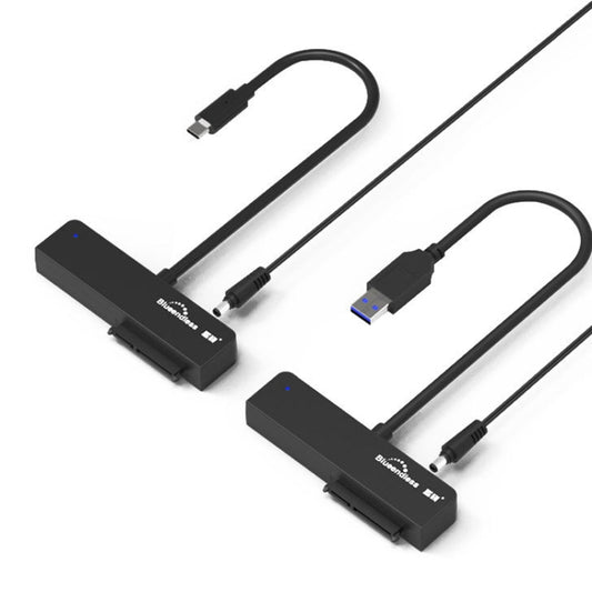 Blueendless US35 USB3.0 To SATA Adapter 2.5 / 3.5-Inch Hard Drive SSD Reader, Spec: USB3.0 EU Plug by Blueendless