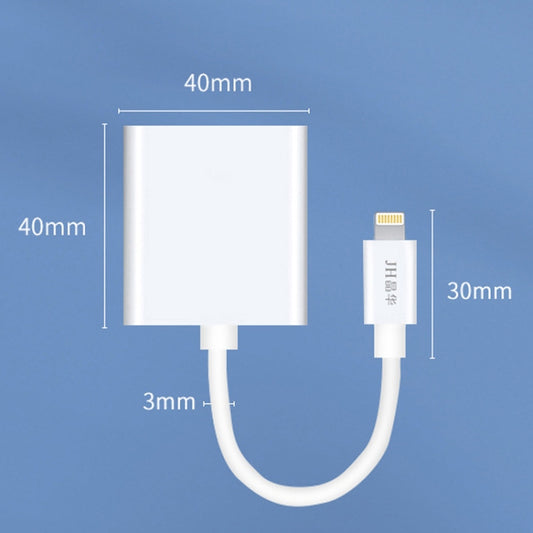 JINGHUA Mobile Phone Card Reader Converter Memory Card Reader, Model: Lighning With Cable SD by JINGHUA