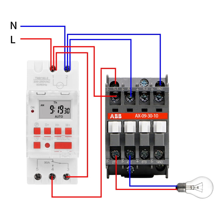 SINOTIMER TM919B-5V 30A Programmable Digital Timer Switch Automatic Cycle Timing Controller by SINOTIMER
