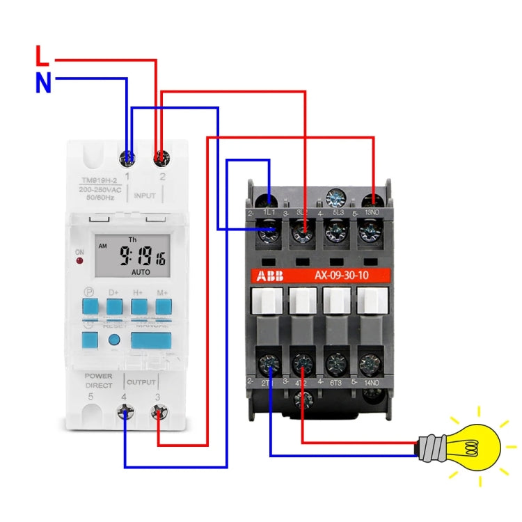 SINOTIMER TM919H-3 24V 16A DIN Rail 4 Pins Voltage Output Digital Switch Timer Automatic Cycle Timing Controller by SINOTIMER