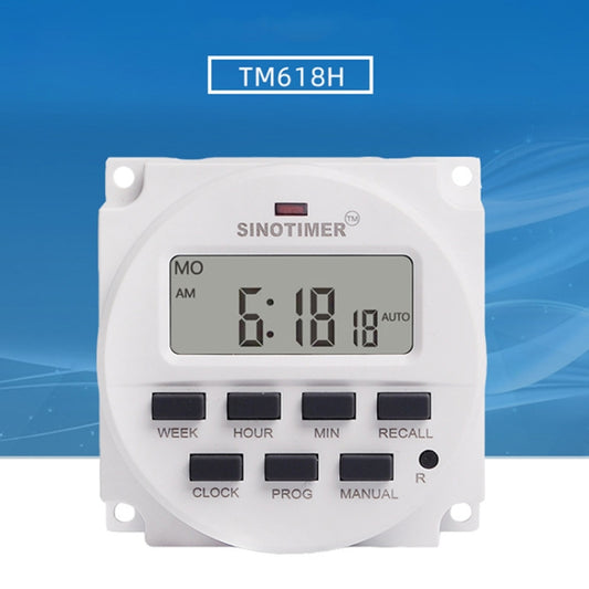SINOTIMER Programmable Timer Switch Time Controller, Model: TM618H-3 24V by SINOTIMER