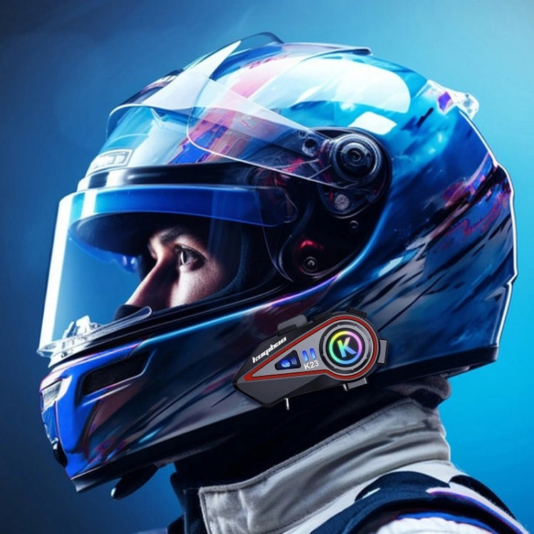 KUQIBAO Motorcycle Helmet Long-Lasting Bluetooth-compatible Headset With Light(Soft Microphone) by buy2fix