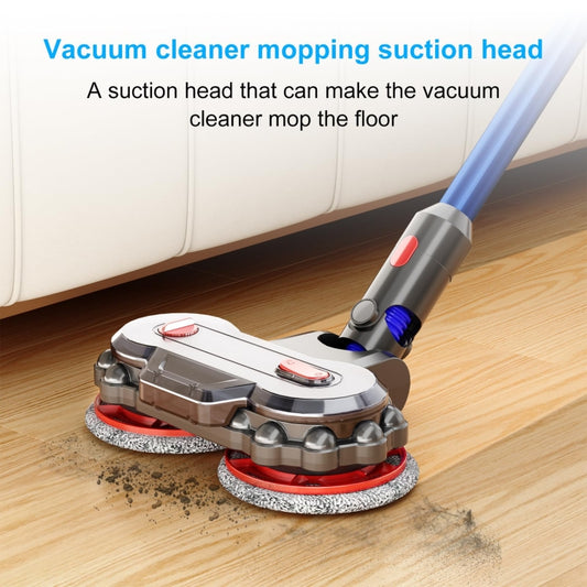 For Dyson V7 / V8 / V10 / V11 / V15 / G5 Vacuum Cleaner Electric Mop Head with Detachable Water Tank and 6 Mop Pads by buy2fix