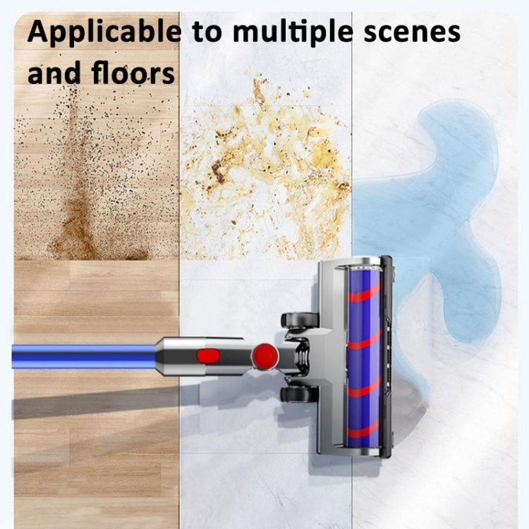 For Dyson V10 Slim V12 Slim Vacuum Cleaner Soft Velvet Floor Brush Head with LED Lighting Independent Motor by buy2fix