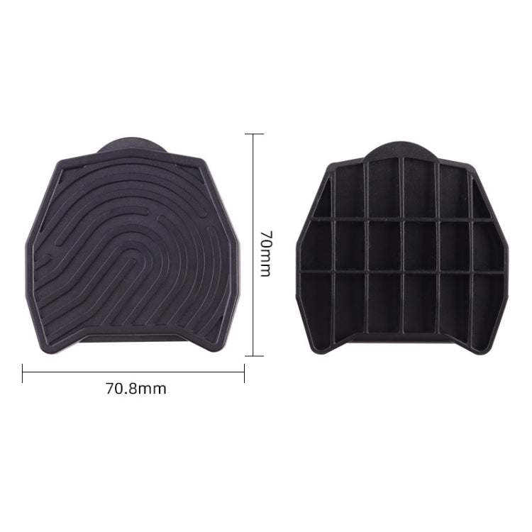 For Peloton Venzo Spinning Bike Locking Pedal To Flat Pedal Conversion Plate(Black) - Pedals by buy2fix | Online Shopping UK | buy2fix