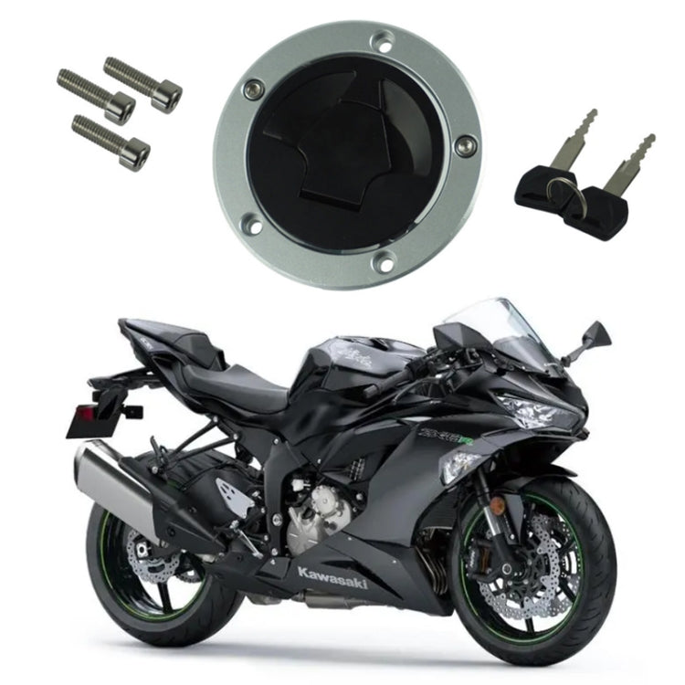 Motorcycle Fuel Tank Cap For Kawasaki ZX6R/ZX10R/ZX-14/Z1000/Z750 by buy2fix