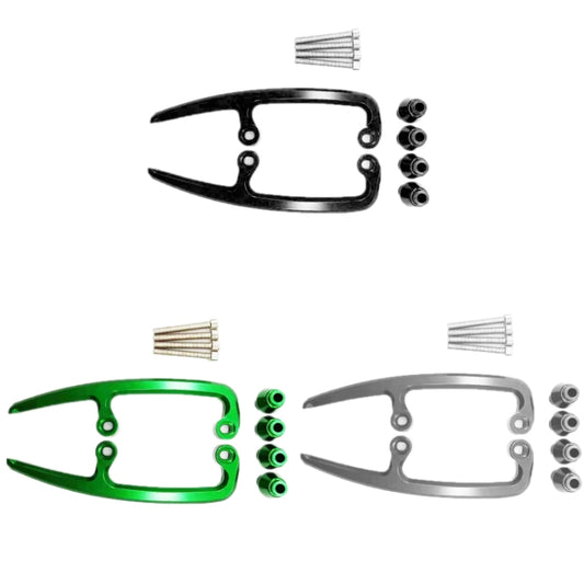 For Kawasaki Z650 2017-2018 Motorcycle Rear Seat Armrest Pull Bow(Green) by buy2fix