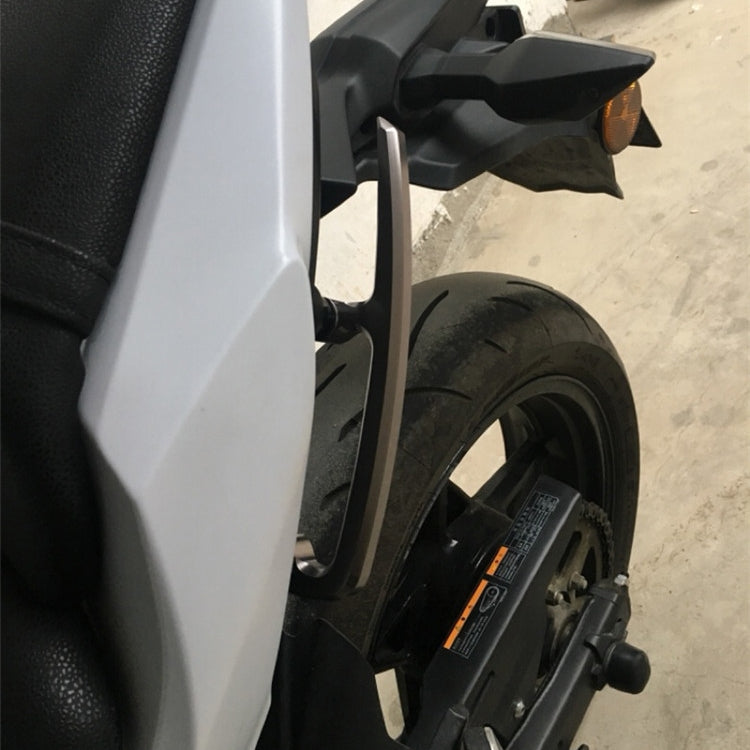 For Kawasaki Z650 2017-2018 Motorcycle Rear Seat Armrest Pull Bow(Titanium) by buy2fix