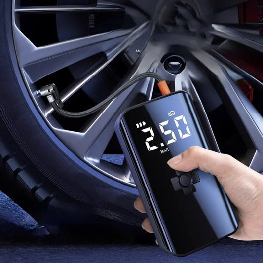 Car Inflatable Pump Portable Mini Car Tire High Power High Pressure Inflatable Pump, Specification: Wired by buy2fix