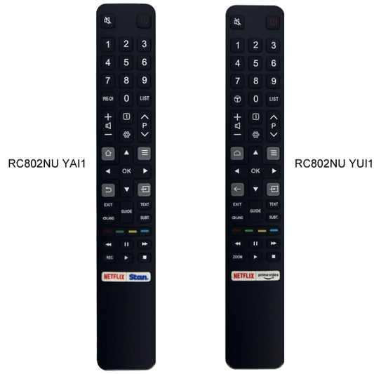 For TCL TV Intelligent Infrared Remote Control(RC802NU YUI1) by buy2fix