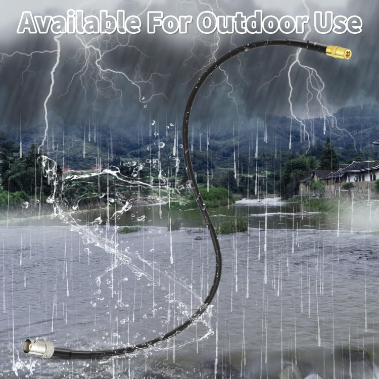 15cm BNC Female To SMB Male RG174 Coaxial Cable by buy2fix