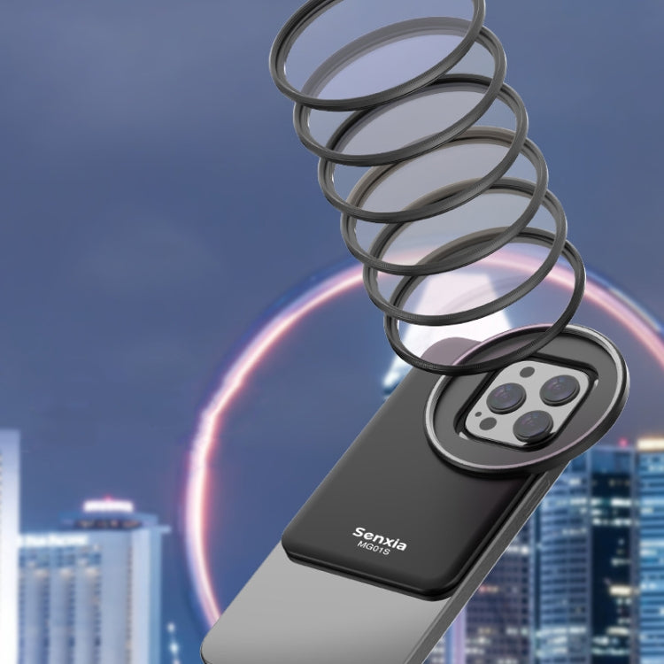 For iPhone Senxia Magsafe Magnetic Mobile Phone Filter Holder Phone Lens Adapter Base For 6.1-inch by Senxia