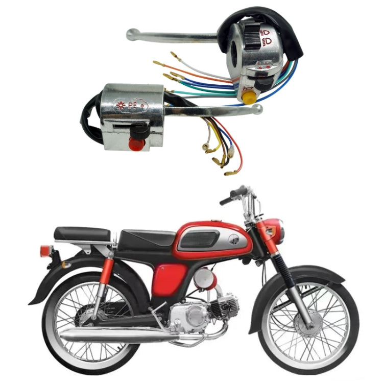 For JIALING JH70/JH90 Handlebar Electric Switch Starter Assembly by buy2fix