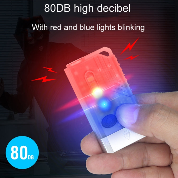 V10 Portable Keychain Light USB Rechargeable Bright Mini Flashlight(White) by buy2fix