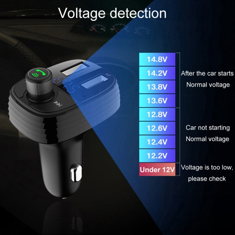 S-10 Car Bluetooth Fast Charger Receiver Auto One To Two Charger Cigarette Lighter by buy2fix