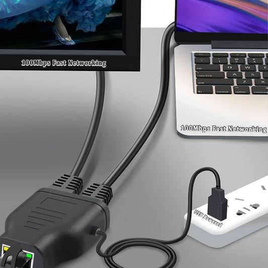 Network 1 In 2 Sharer RJ45 1 To 2 Network Splitter by buy2fix