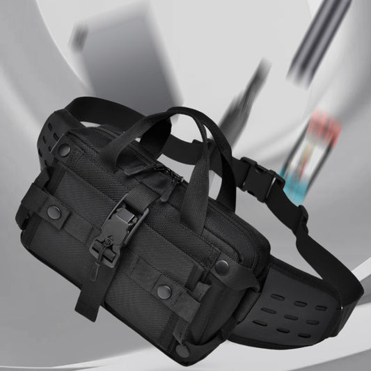 WEIXIER Y9580 Men Sports Waterproof Waist Pack Outdoor Crossbody Single Shoulder Cell Phone Bag(Gray) by WEIXIER