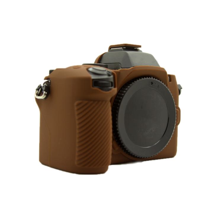 For Nikon Z50II Smooth Surface Camera Protective Silicone Case(Brown) - Protective Case by buy2fix | Online Shopping UK | buy2fix