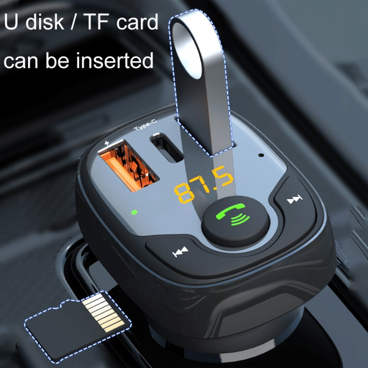 36W Car Bluetooth MP3 Player FM Transmitter Multifunctional Car Charger, Model: S-15PD by buy2fix