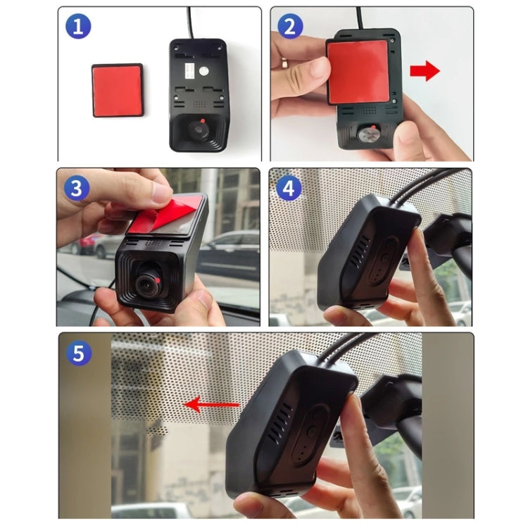 Android ADAS HD Night Vision 1080P USB Driving Recorder, Model: Single Lens(No Card) by buy2fix