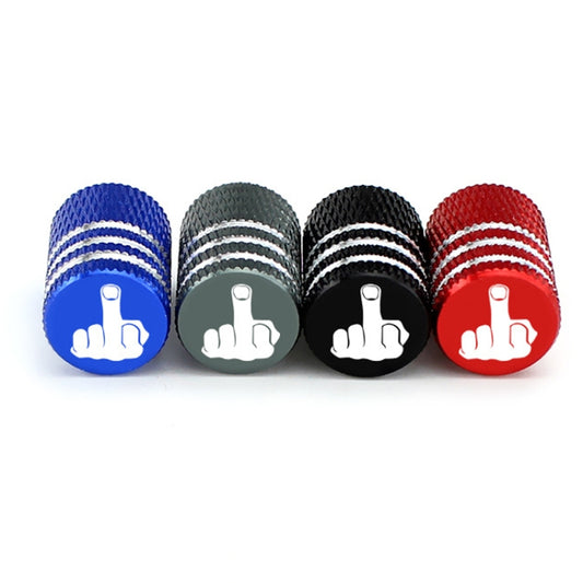 4pcs Laser Ioon Car Tire Modification Universal Valve(Red) by buy2fix