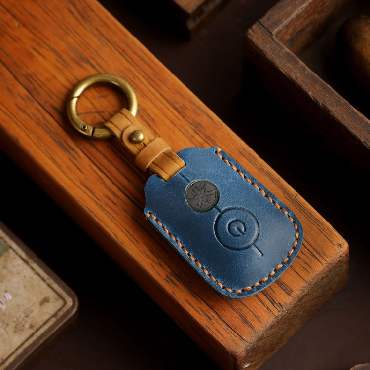 For YAMAHA NMAX155/XMAX300/Aerox/Jauns Hallmo Motorcycle Key Cover, Color: 2 Key Black Not Hollowed by Hallmo