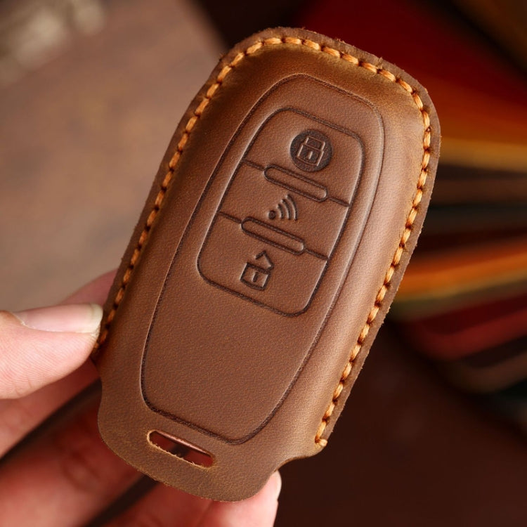 For Kymco CT250/S400/CT300 Hallmo Motorcycle Modified Key Bag(Brown) by Hallmo