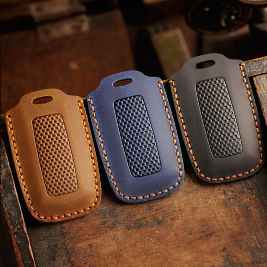 For Honda NS125LA/Lead125/PCX160/Forza 350 Hallmo Motorcycle Key Case, Color: 2 Keys Brown by Hallmo