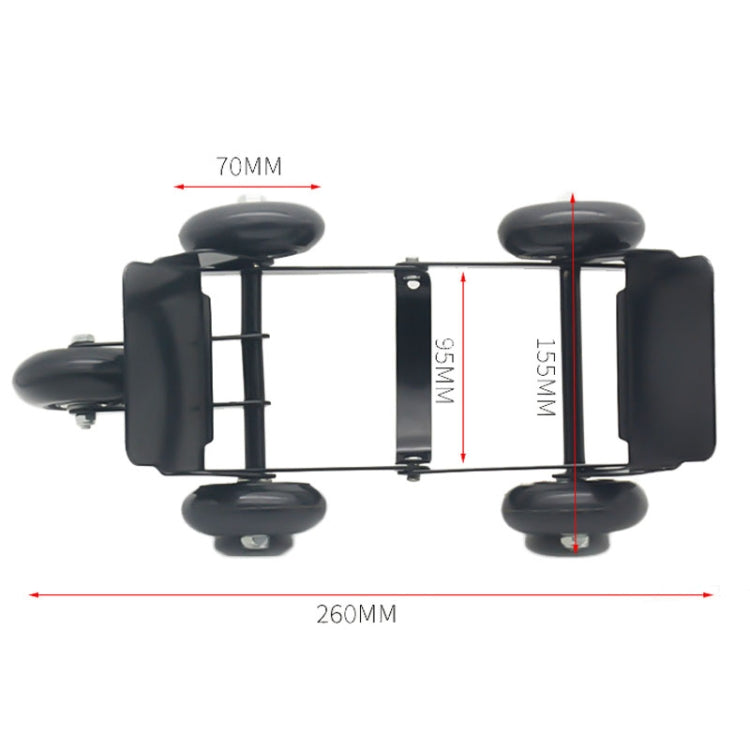 Motorcycle Moving Trailer Device Flat Tire Booster Emergency Electric Vehicle Tractor, Color: Black - Motorcycle Maintenance Tools by buy2fix | Online Shopping UK | buy2fix