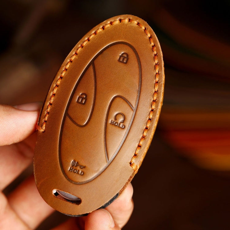 For Korean Hyundai Hallmo Car Handmade Key Bag, Color: 5 Keys Black by Hallmo