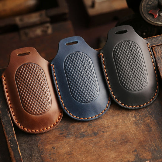 For Sanyang Hallmo Motorcycle Remote Key Protective Case(Brown) by Hallmo